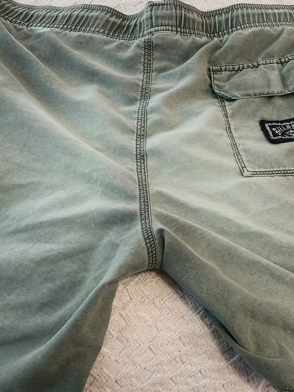 Billabong Men's Olive Green Cargo Shorts Sz MED - Picture 6 of 7